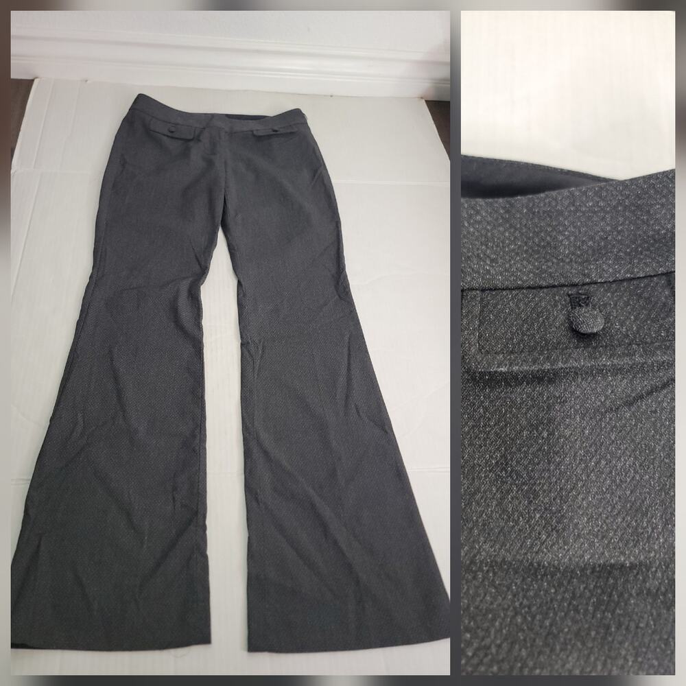 The Limited Trouser Pants Low Rise Geometric Flare 2x32 Office Siren Academia